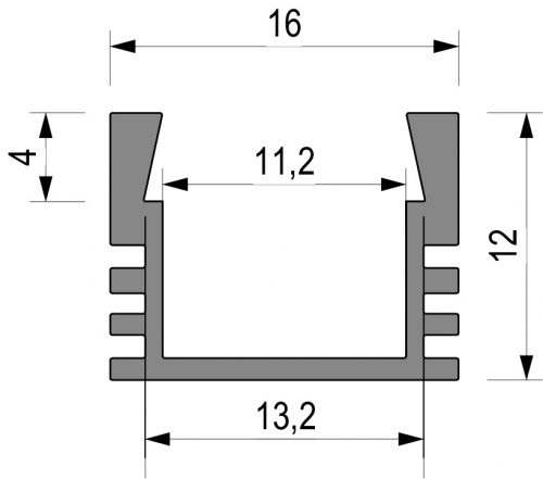 Aluminium Profil 16/12 - Image 6