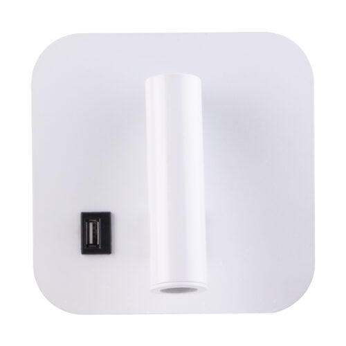 SPOT ON Leseleuchte mit USB Eckig - Image 5